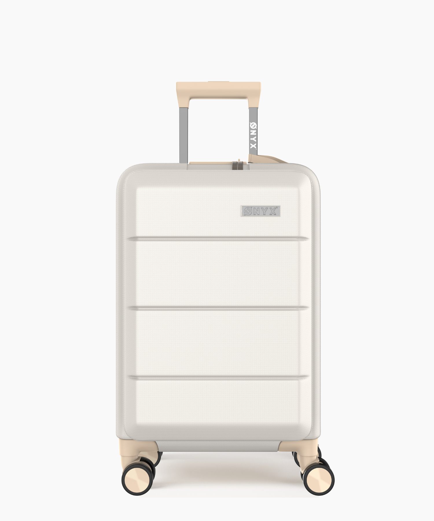 Hand luggage with front pocket