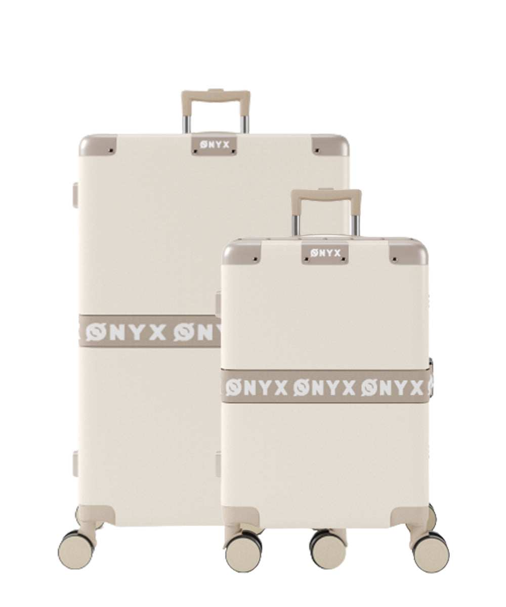 rechtdoor Ramen wassen wijsheid ONYX® Handbagage & Check-in koffer - 33/100L - Beige | ONYX Journey – Onyx