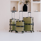 Suitcase set 3-piece - 33/65/100L - Green