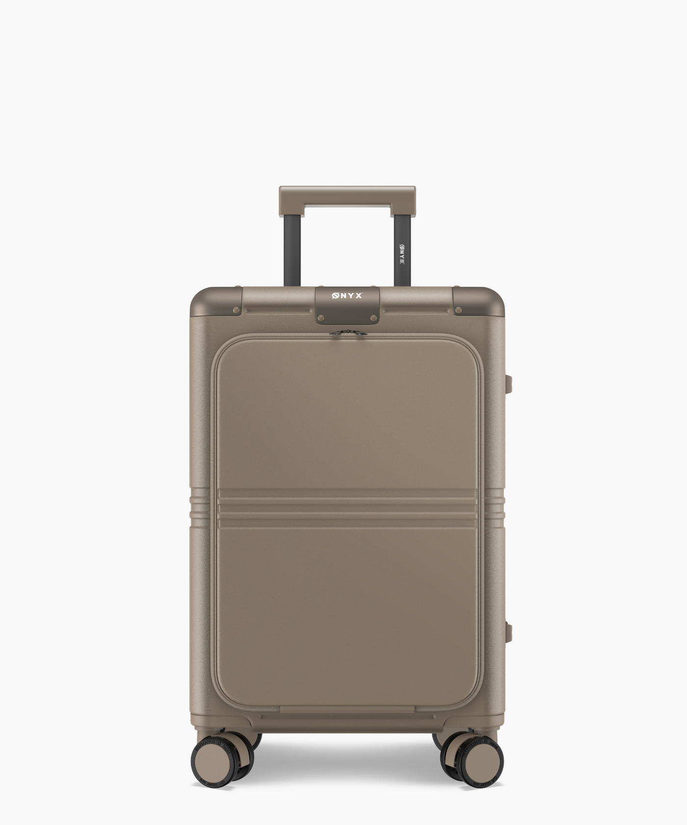 Carry-on Suitcase - Front pocket - Desert Clay