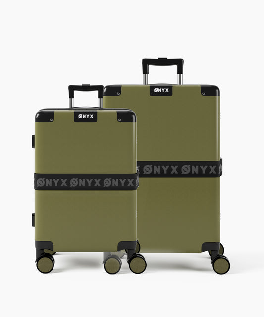 Suitcase set 2-piece - 33/65L - Green