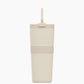 Drinkfles 2-in-1 tumbler 700ml - beige