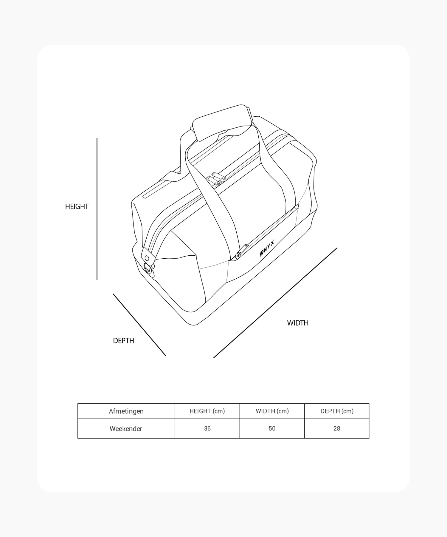 The Weekender Reisetasche