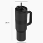 Drinking bottle 2-in-1 tumbler 1200ml - black