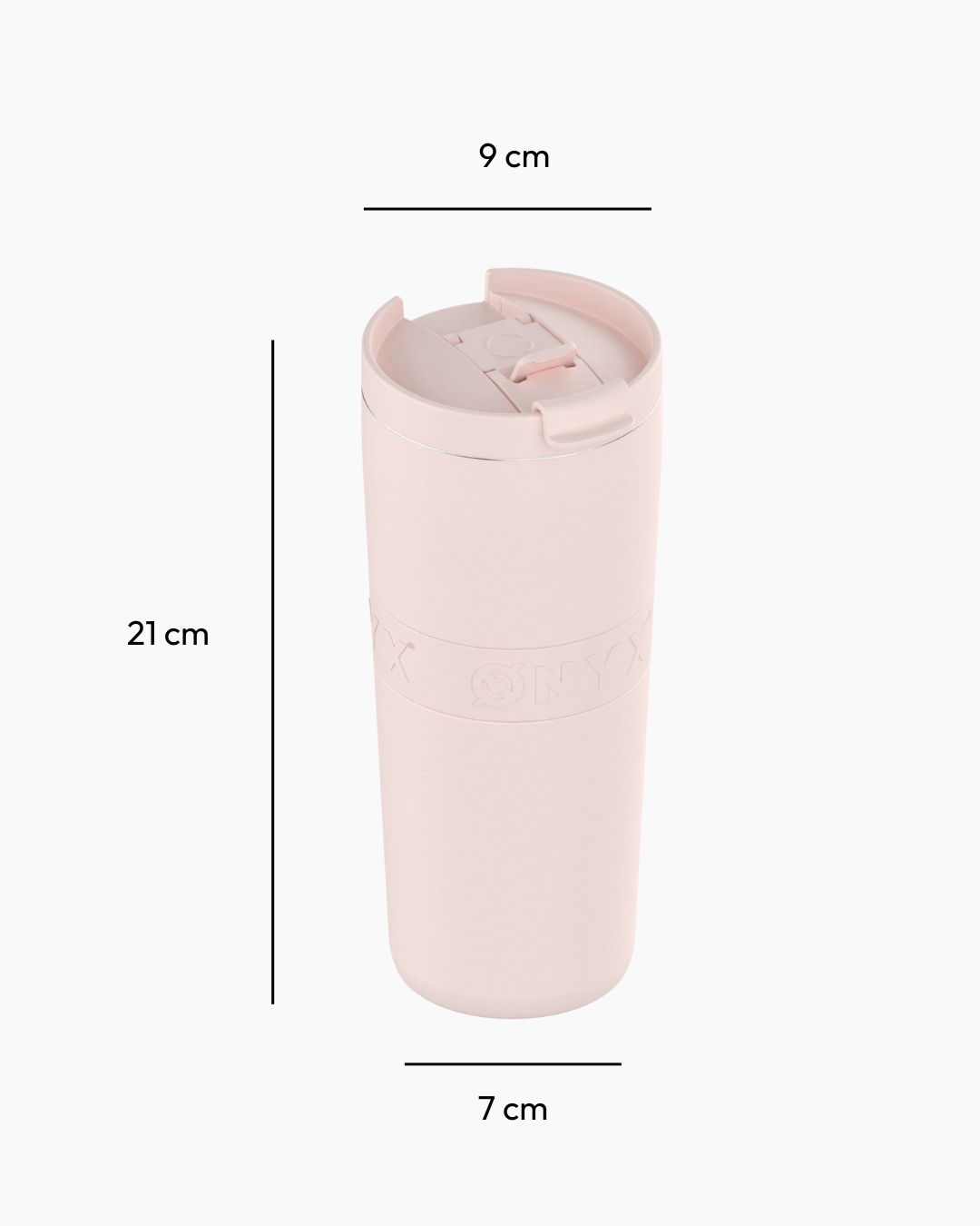 Drinkfles 2-in-1 tumbler 700ml - roze