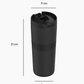 Drinking bottle 2-in-1 tumbler 700ml - black