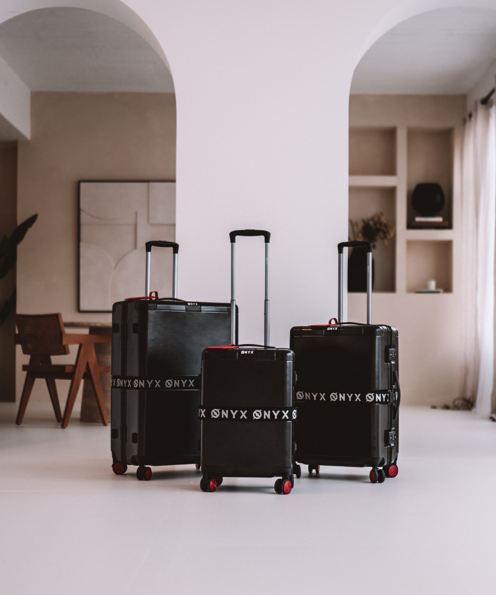 Suitcase set 2 piece 35 65L Black ONYX Journey Onyx