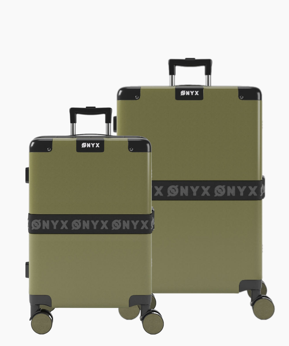 Suitcase set 2-piece - 33/65L - Green