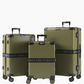 Suitcase set 3-piece - 33/65/100L - Green