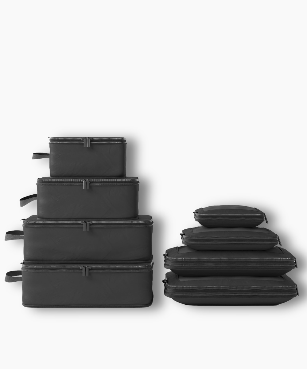 Compressie Packing Cubes - 5st - Zwart