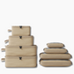 Compressie Packing Cubes - 7st - Beige