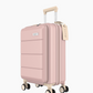 Hand luggage Suitcase with front pocket - 35L - Pink